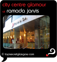 Top Secret Glasgow Quote Bubble showing main entrance from pavement.
Caption: city centre glamour