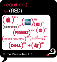 Top Secret Quote Bubble in black, product supporters of (PRODUCT) RED