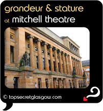 Top Secret Glasgow Quote Bubble showing impressive exterior.
Caption: grandeur & stature