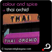 glasgow thai orchid colour and spice